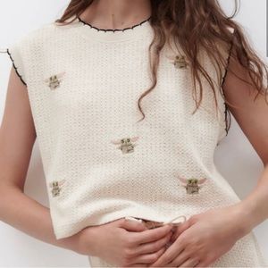 Zara Baby yoda knit top